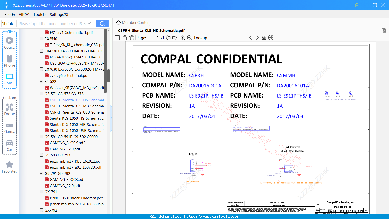 Laptop ACER C5PRH_Sienta_KLS_HS_Schematic